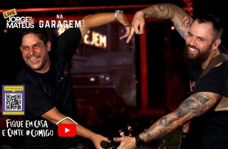 3,1 milhões: Live de Jorge e Mateus bate recorde mundial