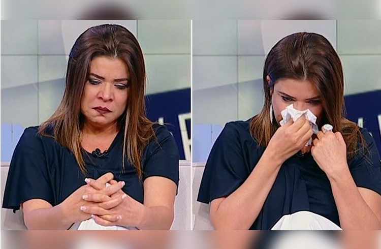 Abalada ,Mara chora na TV e afirma: 'Não sou homofóbica'